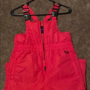 Girls Pink Snowsuit